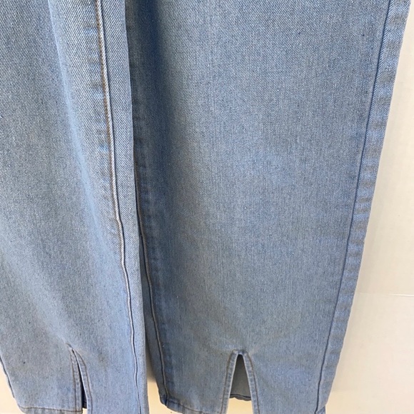 Princess Polly Womens Size 2 Rosalie light blue straight leg mid rise jeans - Picture 6 of 9